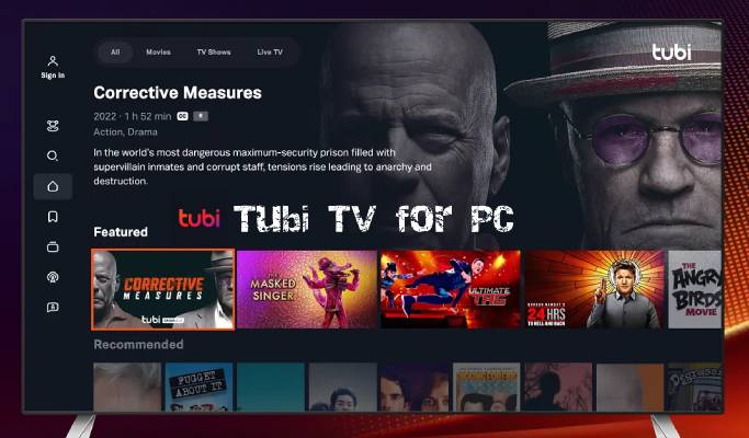 Tubi TV App Download for PC