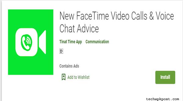 FaceTime App for Android